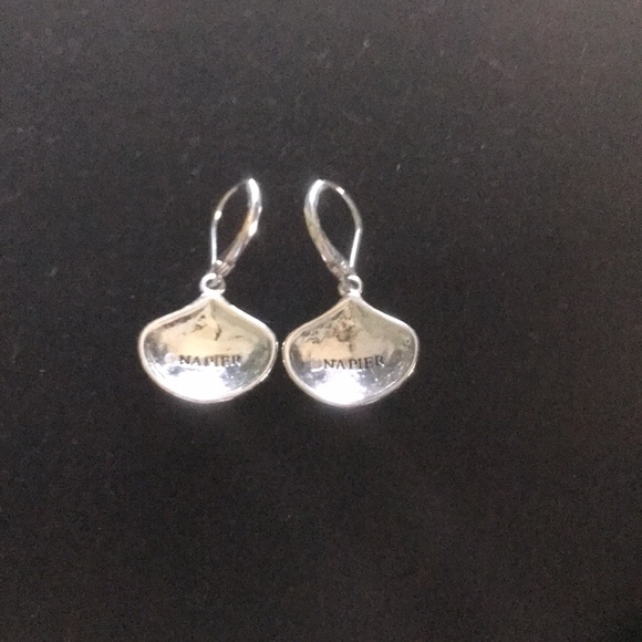 Napier Scallop Shell Earrings - Picture 2 of 5